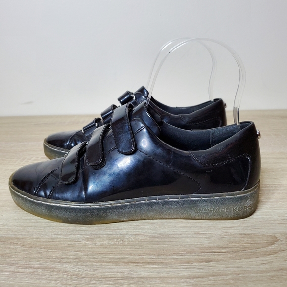 Michael Kors Black Craig Patent Leather Sneaker - Picture 5 of 10